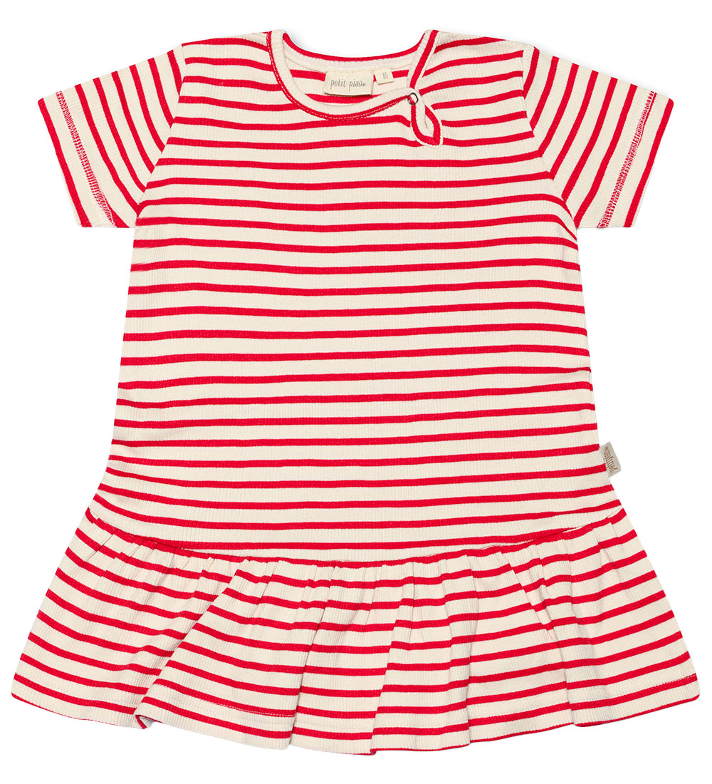 Petit Piao Kjole - Rib - Modal - Bright Red