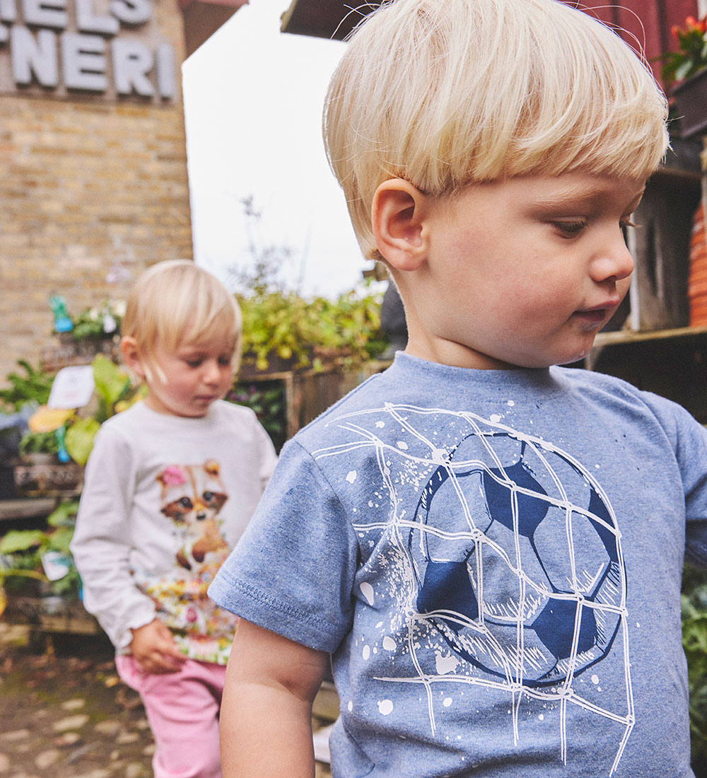 Hust and Claire T-shirt - HCArthur - Blue Fog Melange
