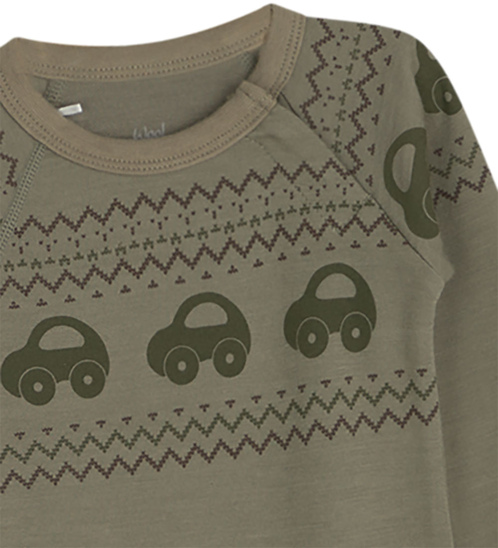 Hust and Claire Body l/æ - Uld/Bambus - Basti - Khaki