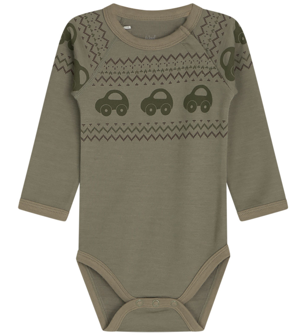 Hust and Claire Body l/æ - Uld/Bambus - Basti - Khaki