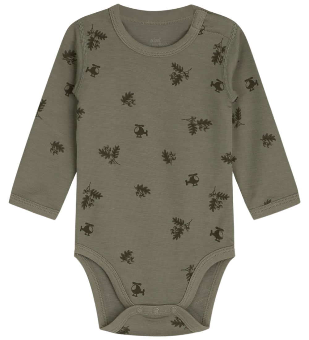 Hust and Claire Body l/æ - Uld/Bambus - Baloo-HC - Khaki