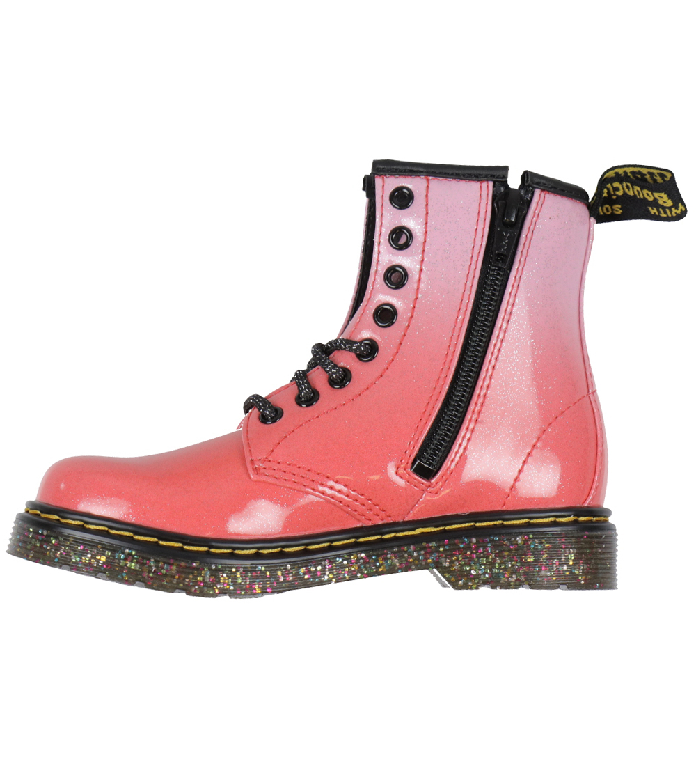 Dr. Martens Støvler - 1460 J - Gradient Glitter - Pink