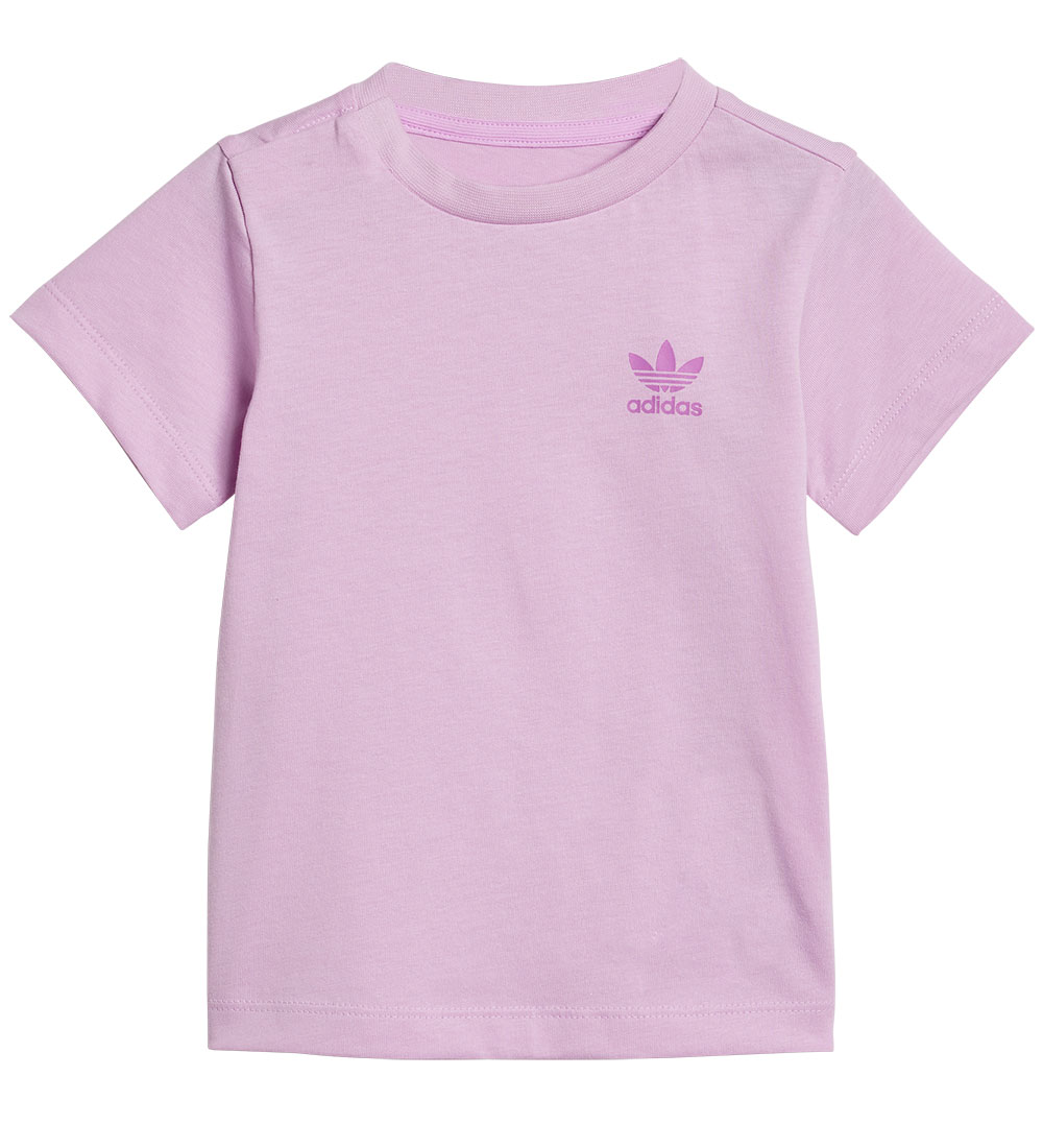 adidas Originals Shortssæt - Short Tee Set - Rosa
