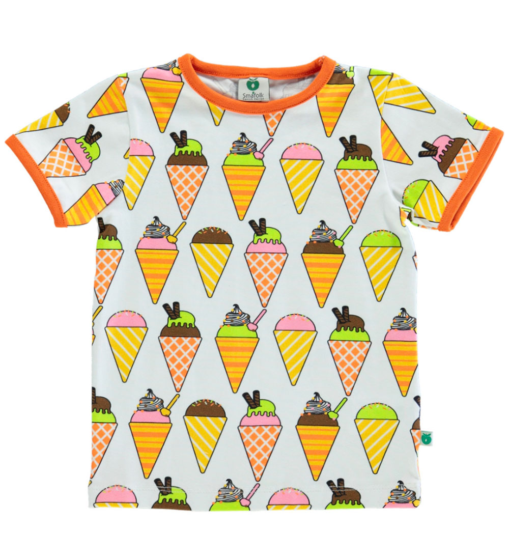 Småfolk T-shirt - Cream m. Is