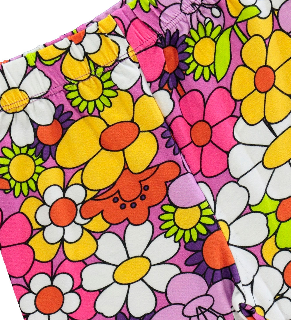 Småfolk Shorts - Spring Pink m. Blomster
