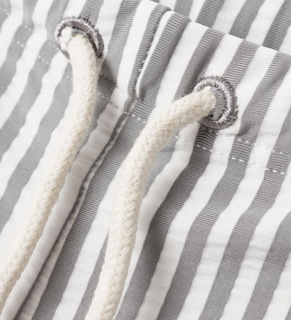 Lil Atelier Badeshorts - NbmFarrow - Silver Filigree