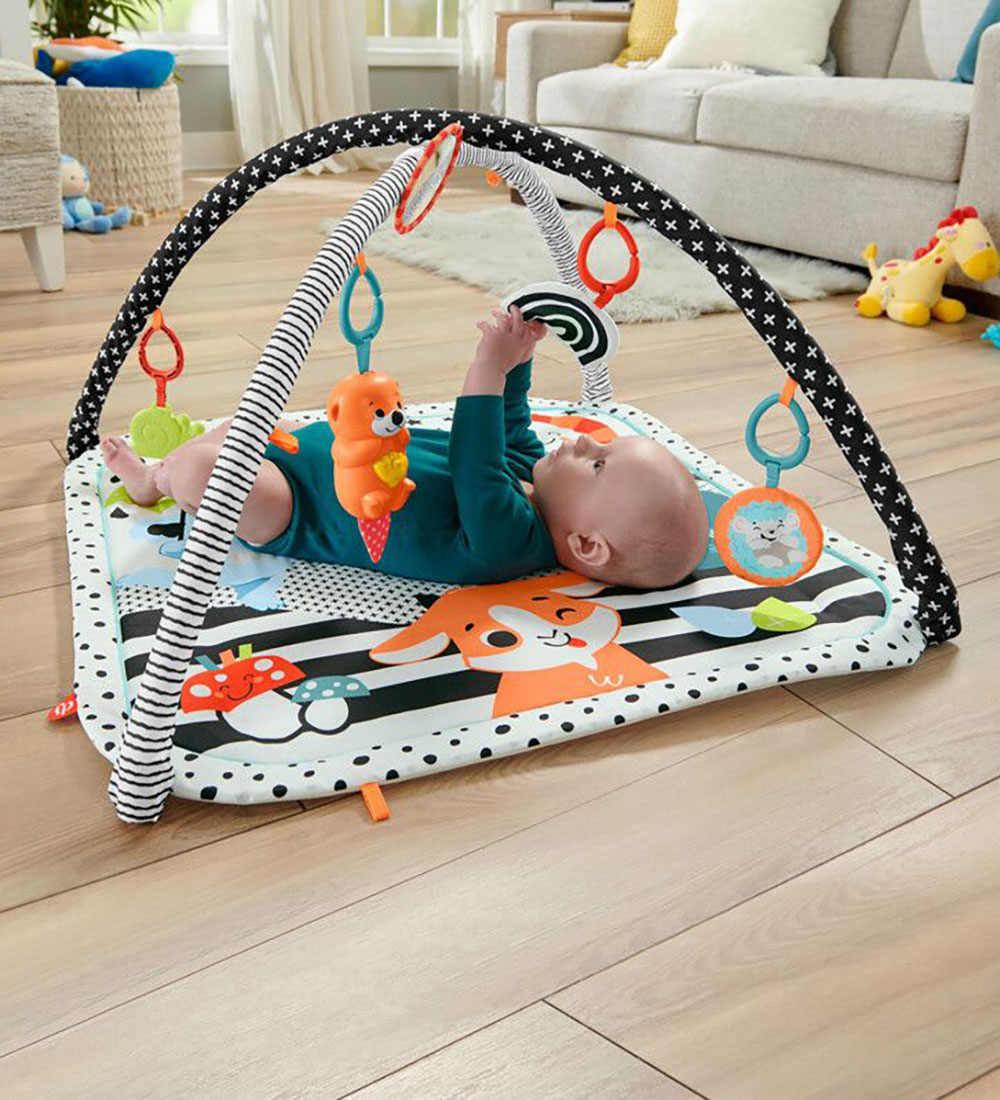 Fisher-Price Aktivitetstæppe - 3 i 1 - Musik, Lys og Gro