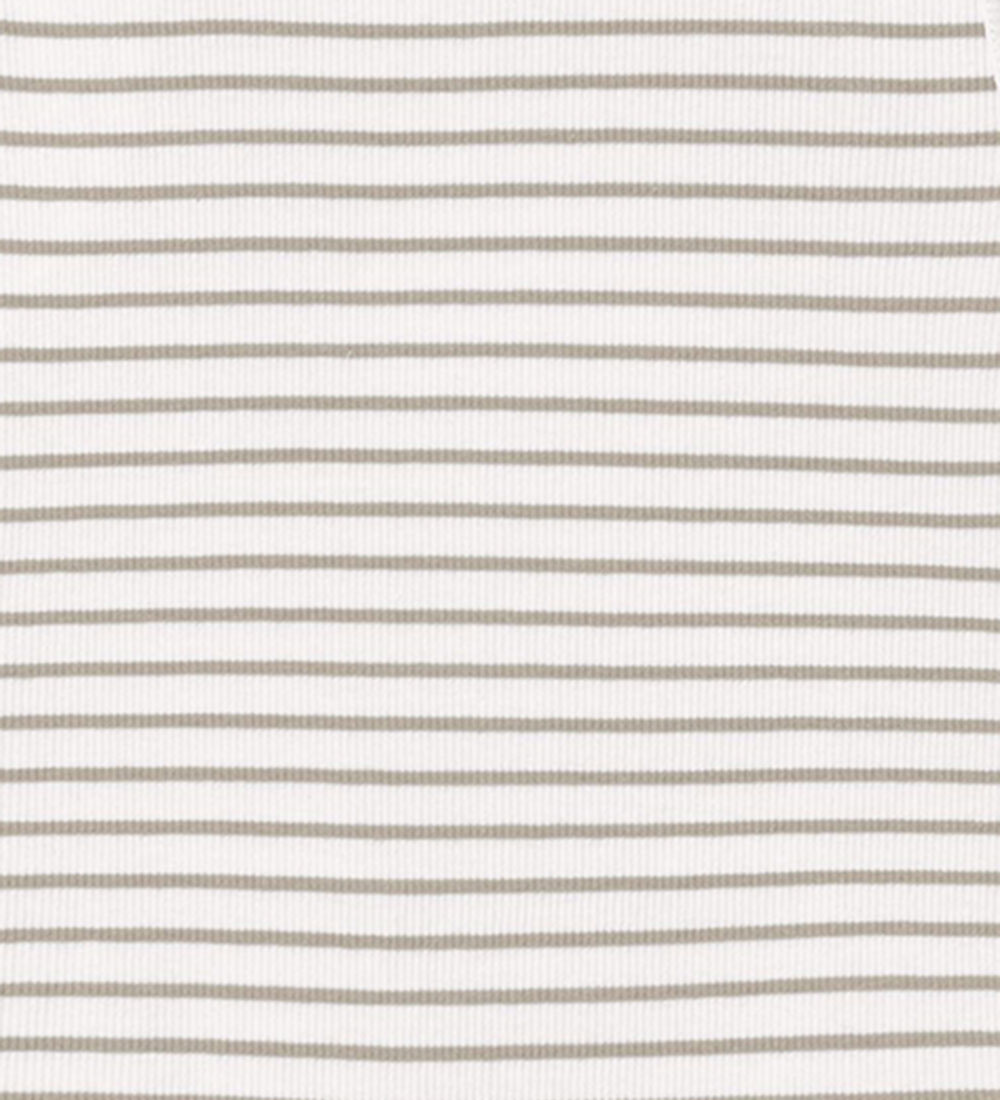 LMTD Top - Crop - Rib - NlfHinaja - White Alyssum m. Striber