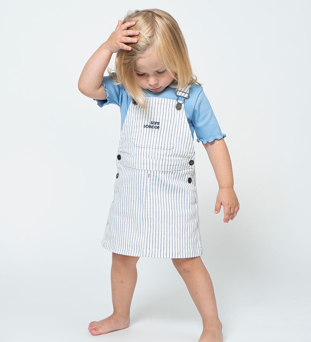 Sofie Schnoor T-shirt - Rib - Bright Blue