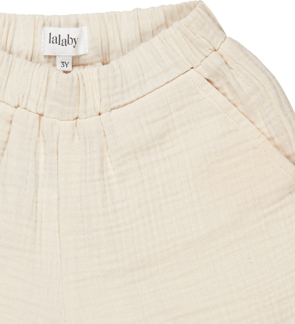 Lalaby Shorts - Musselin - Andrea - Vanilla