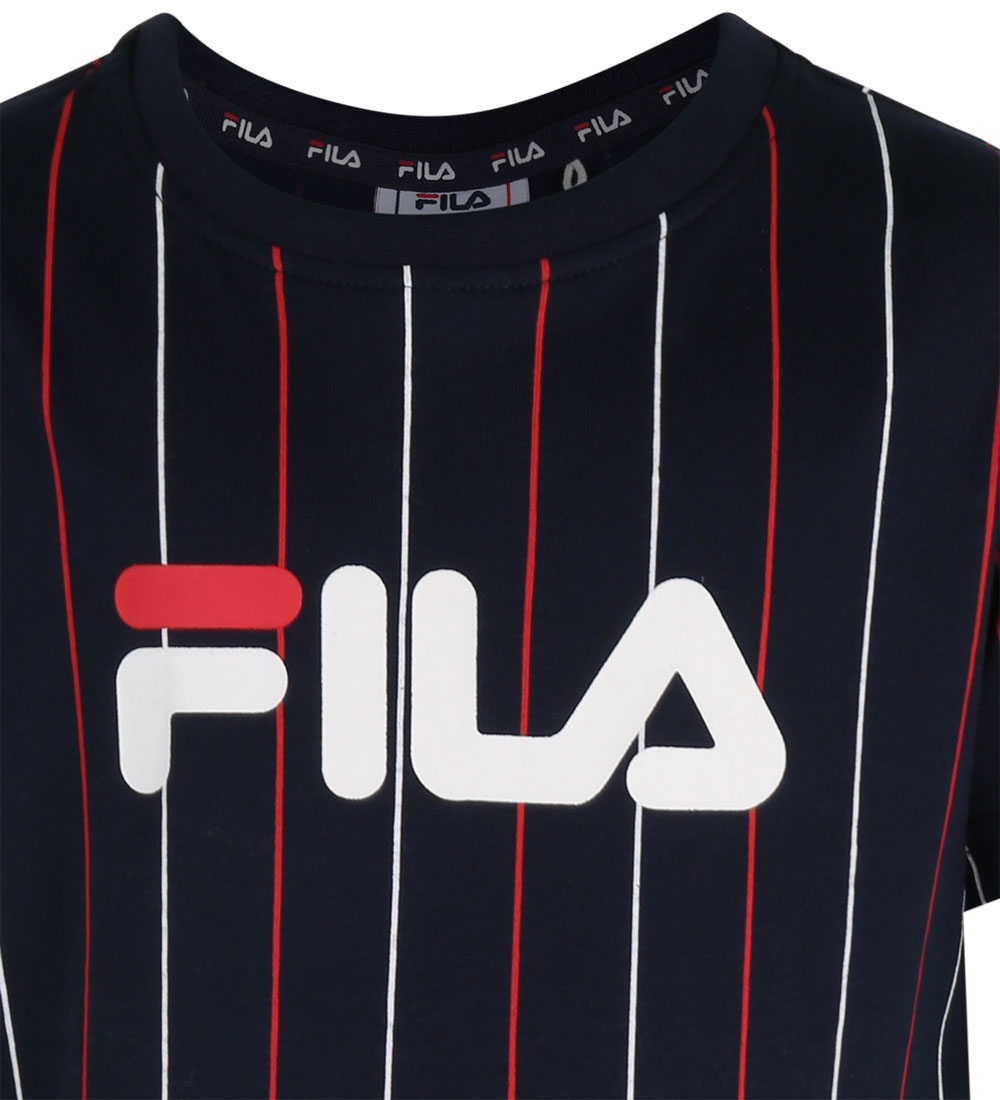 Fila T-Shirt - Labenz - Black Iris/Two Color Striped