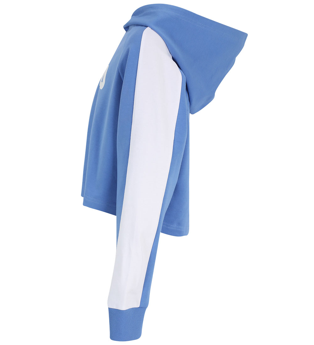 Fila Hættetrøje - Cropped - Lalendorf - Ultramarine/Bright White