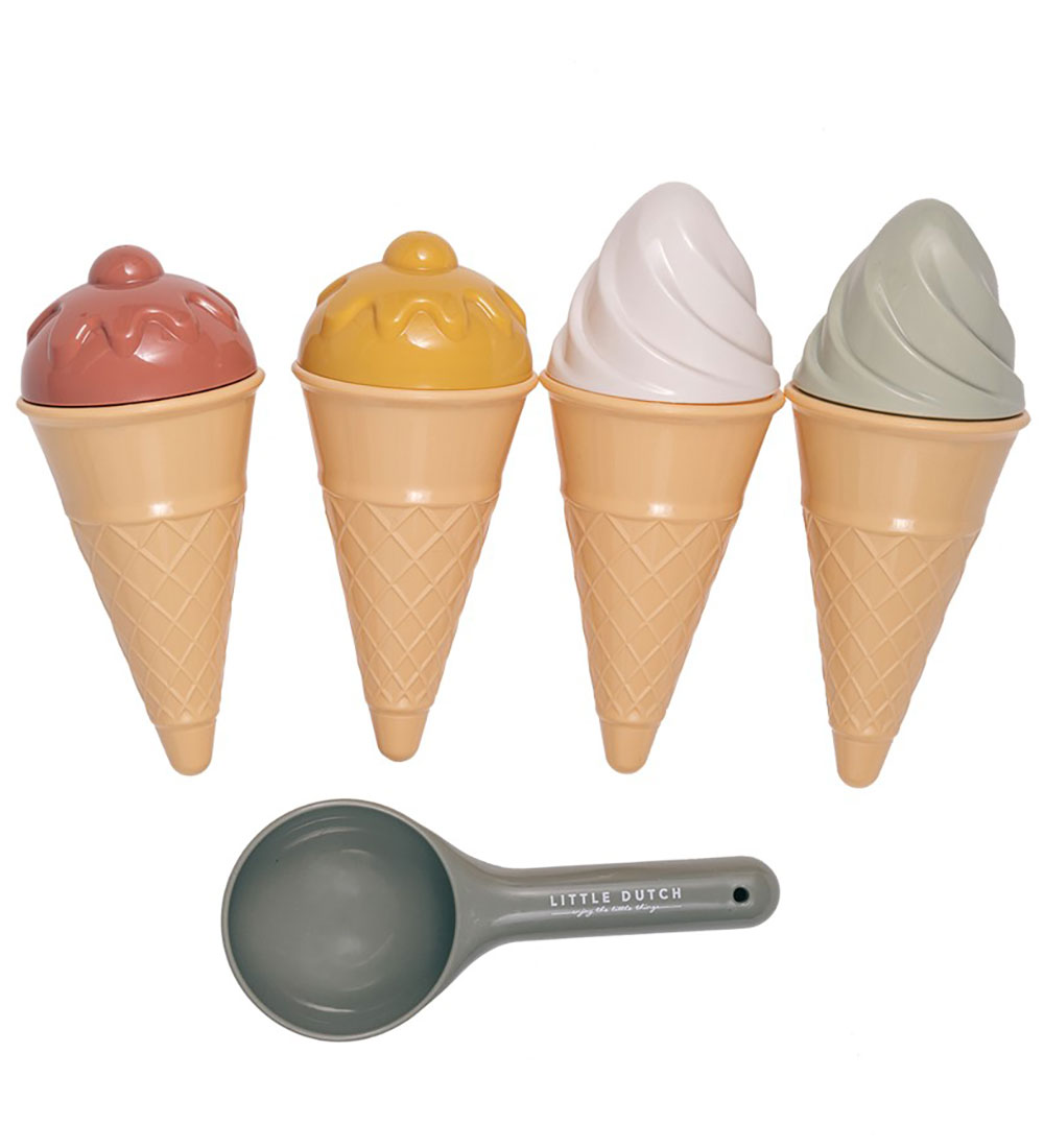 Little Dutch Strandsæt - 9-pak - Ice Cream