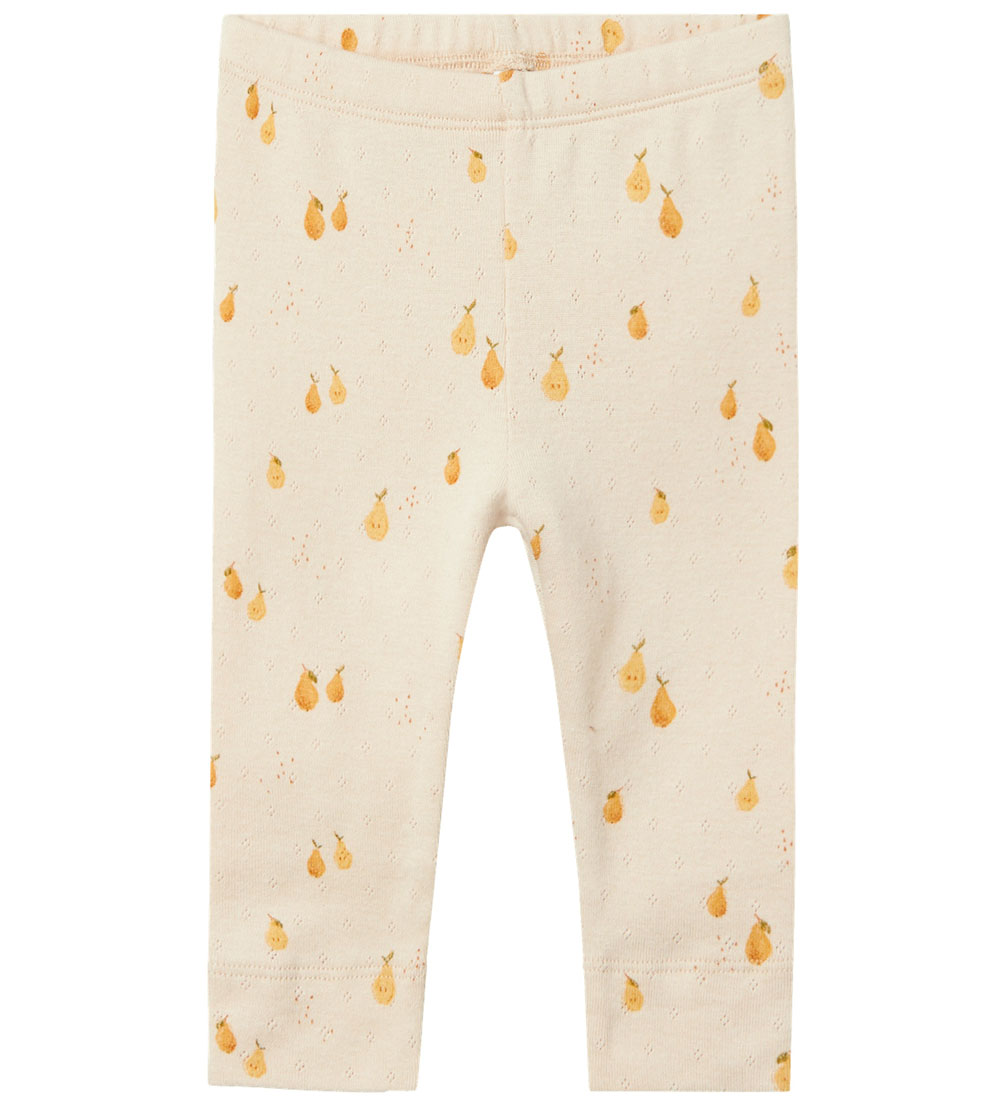Name It Leggings - NbfFepera - Whisper Pink m. Hulmønster