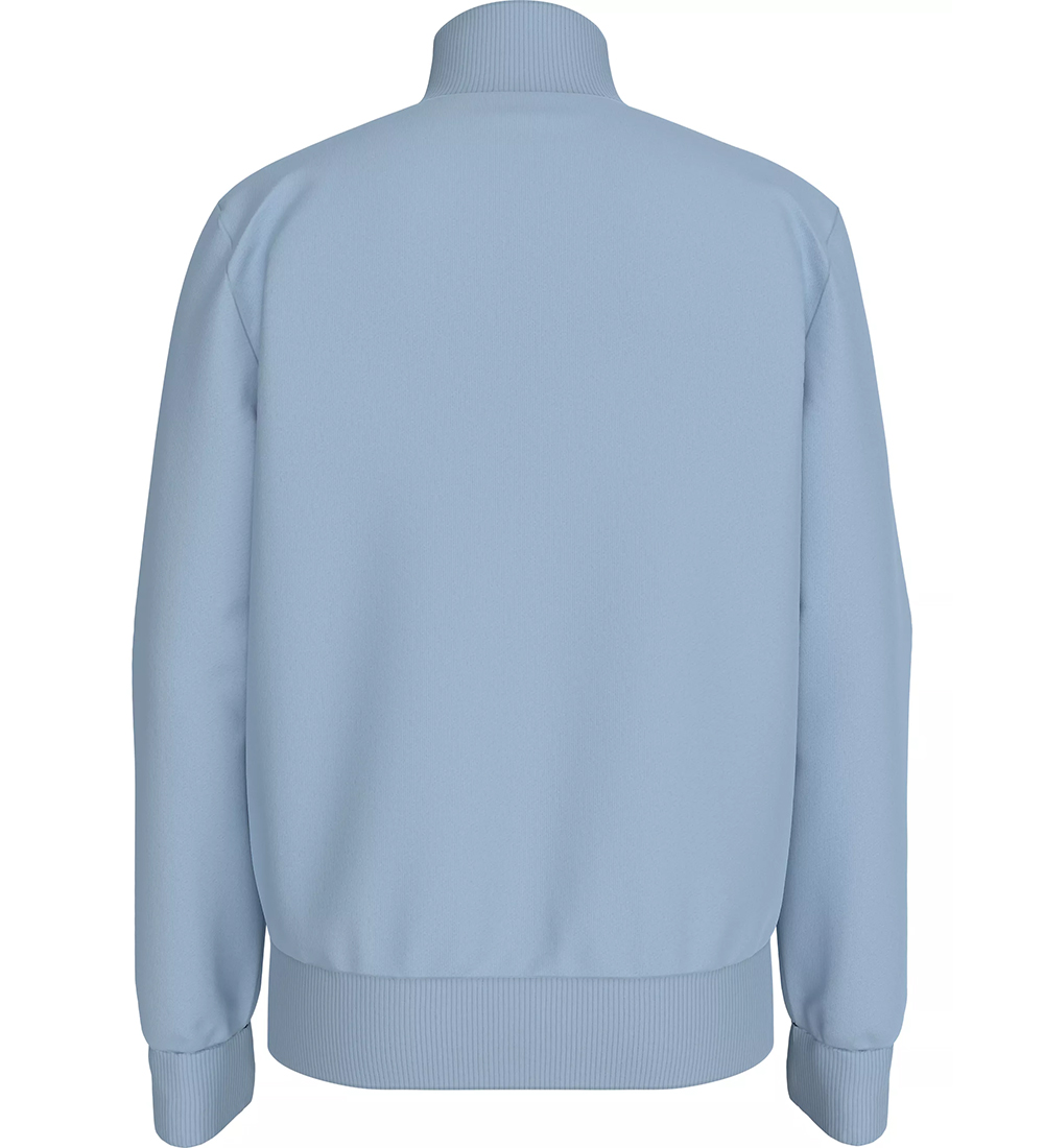 Calvin Klein Cardigan - Monogram Mini Badge - Faded Denim