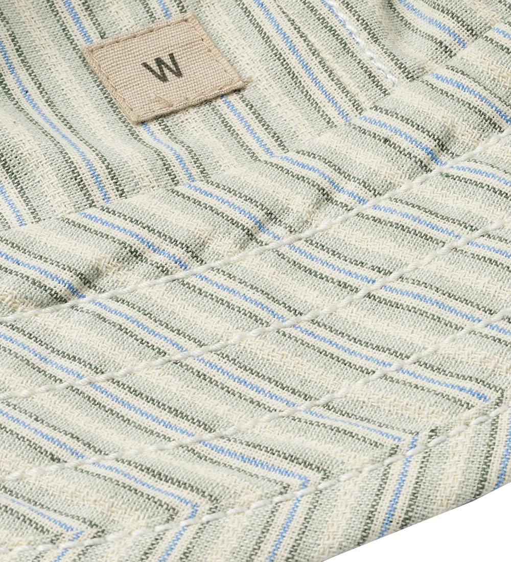 Wheat Bøllehat - Alec - Aquablue Stripe