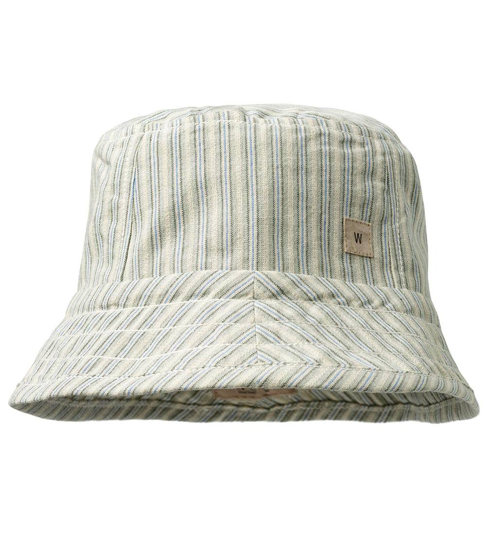 Wheat Bøllehat - Alec - Aquablue Stripe