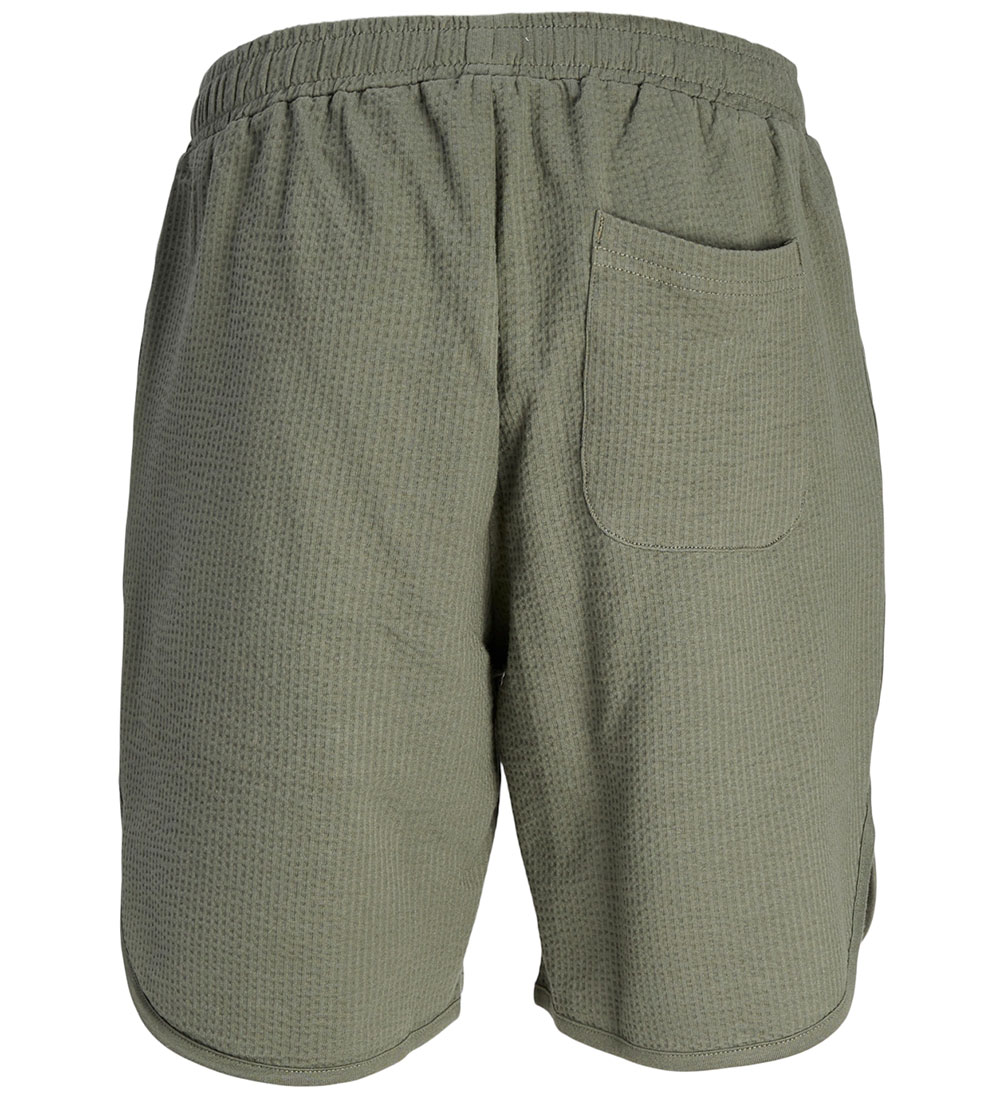 Jack & Jones Sweatshorts - JpstKarl - Agave Green m. Struktur
