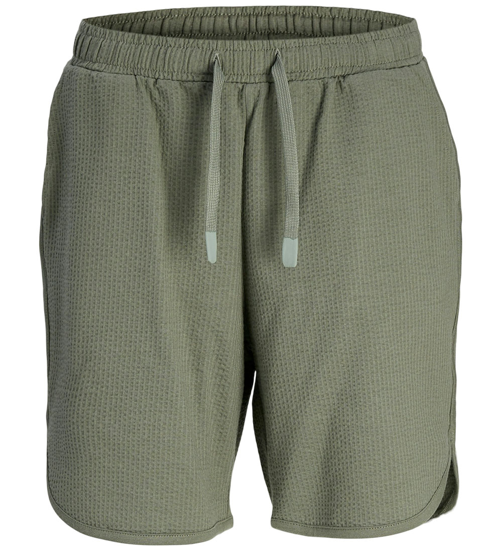 Jack & Jones Sweatshorts - JpstKarl - Agave Green m. Struktur