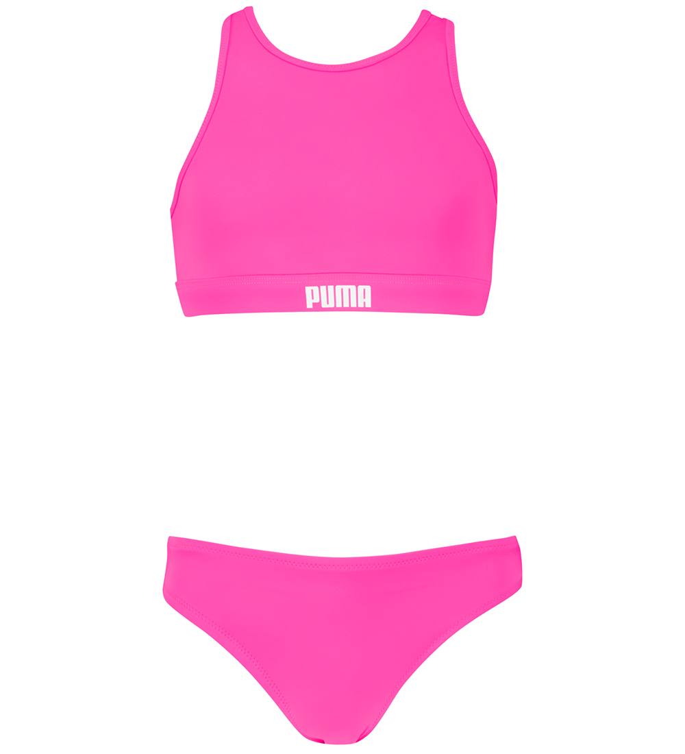 Puma Bikini - Racerback - UV50+ - Fluo Pink