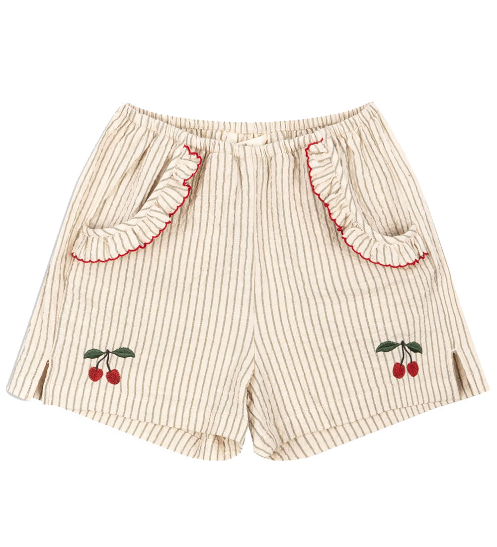 Konges Sløjd Shorts - Ellie Frill - Tea Stripe