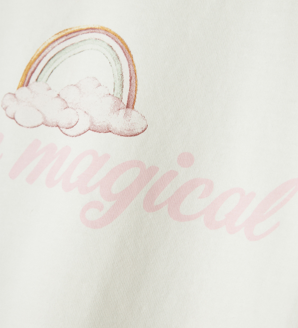 Name It T-shirt - NmfHejsa - Jet Stream m. Regnbue