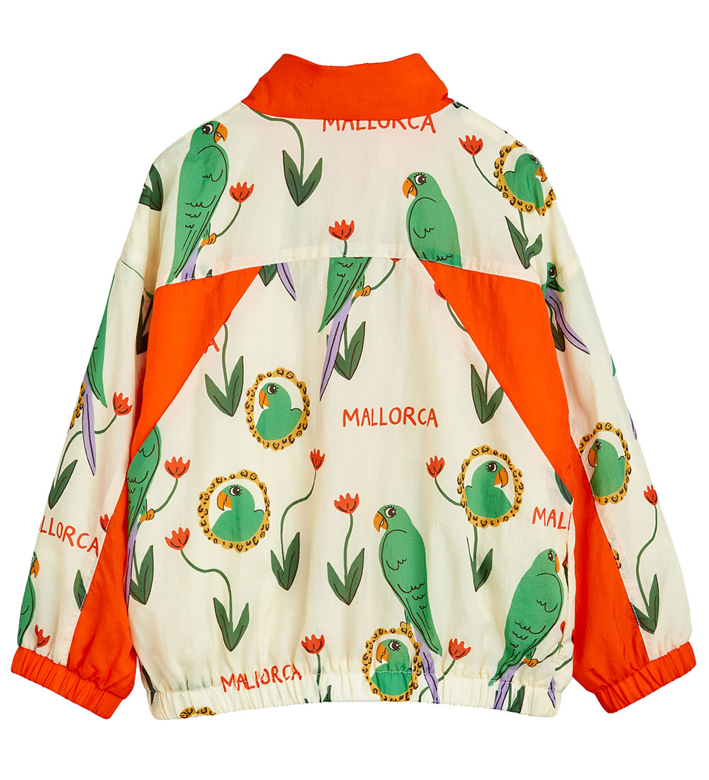 Mini Rodini Cardigan - Parrot - Aop Multi