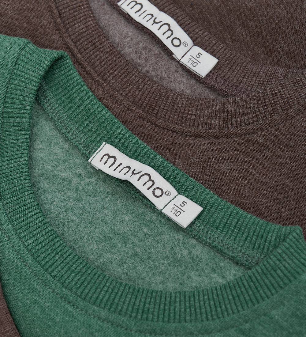 Minymo Sweatshirt - 2-pak - Hunter Green