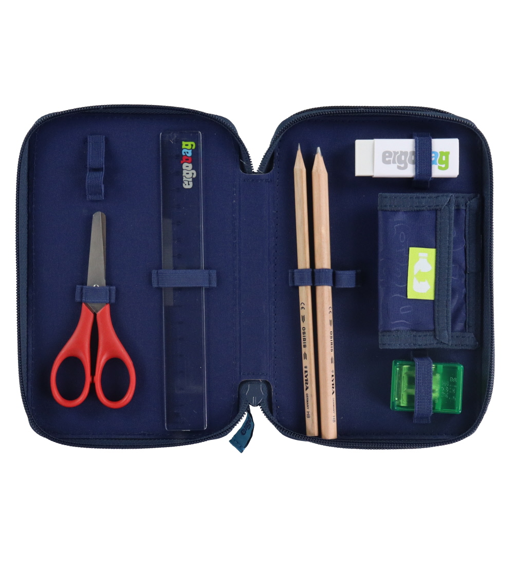Ergobag Penalhus m. Indhold - Maxi - Space TravelBear