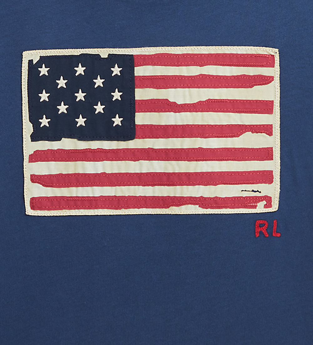 Polo Ralph Lauren T-shirt - Rustic Navy m. Flag