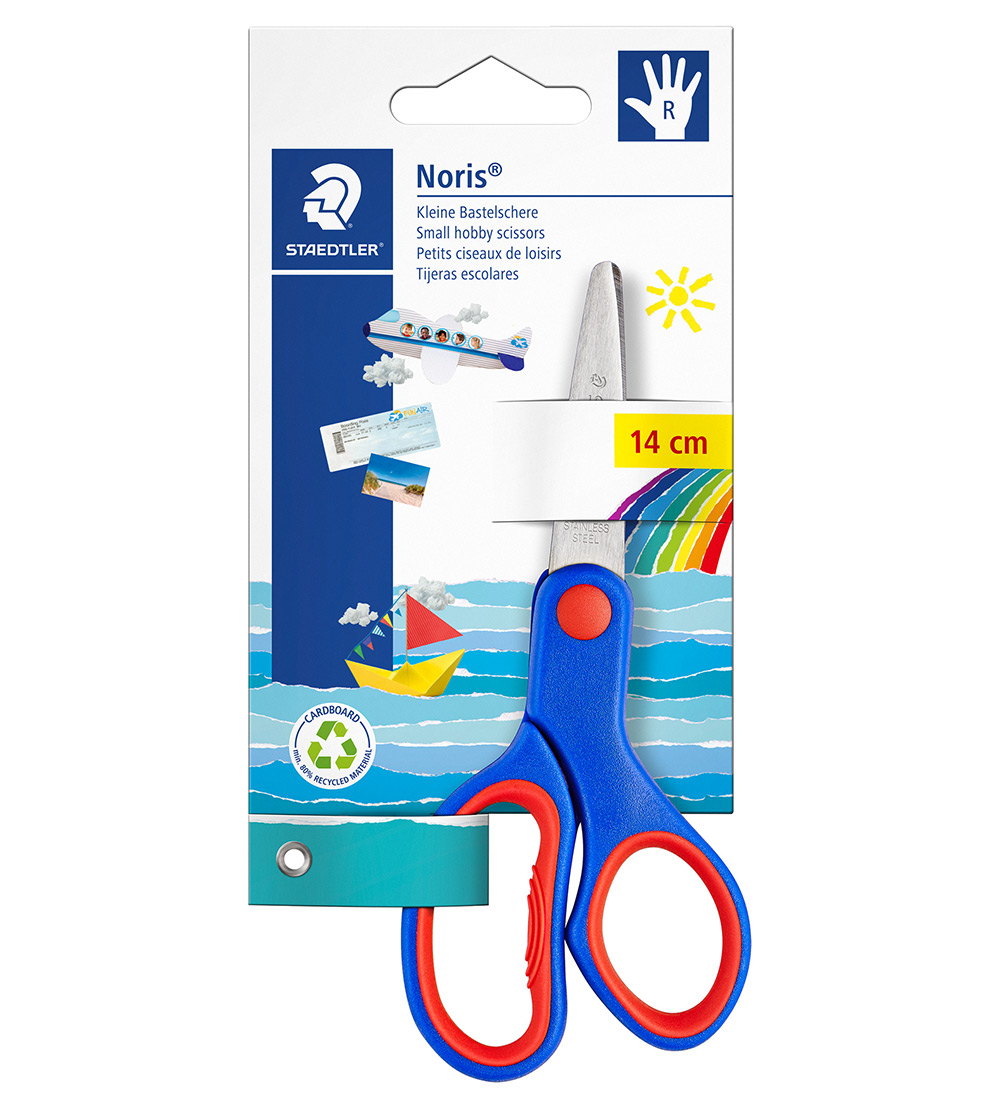 Staedtler Saks - Højrehåndet - Noris - 14 cm - Blå