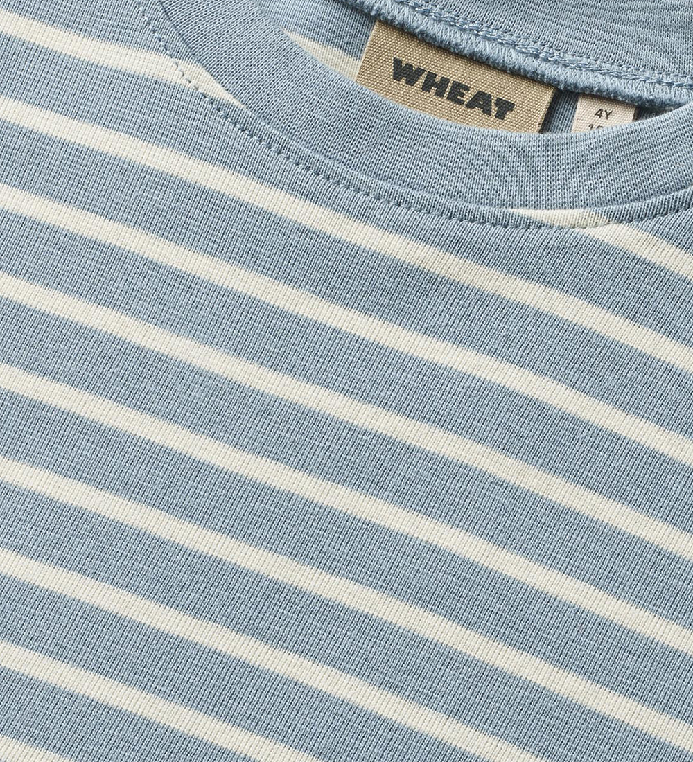 Wheat T-shirt - Fabian - Ashley Blue Stripe