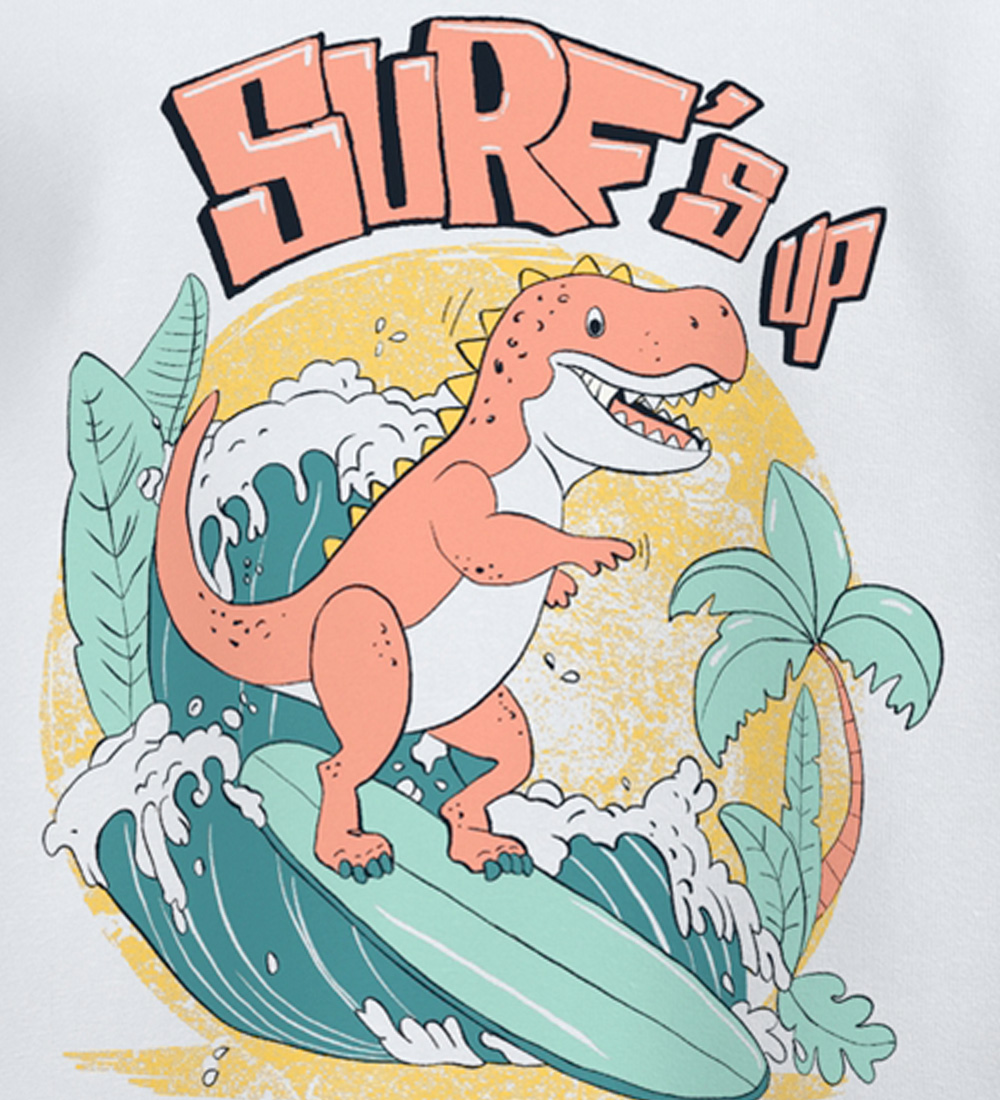 Name It T-shirt - NmmVux - Bright White/Surfs Up