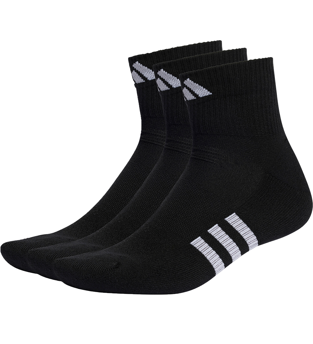 adidas Performance Strømper - 3-pak - PRF Cush Mid - Sort