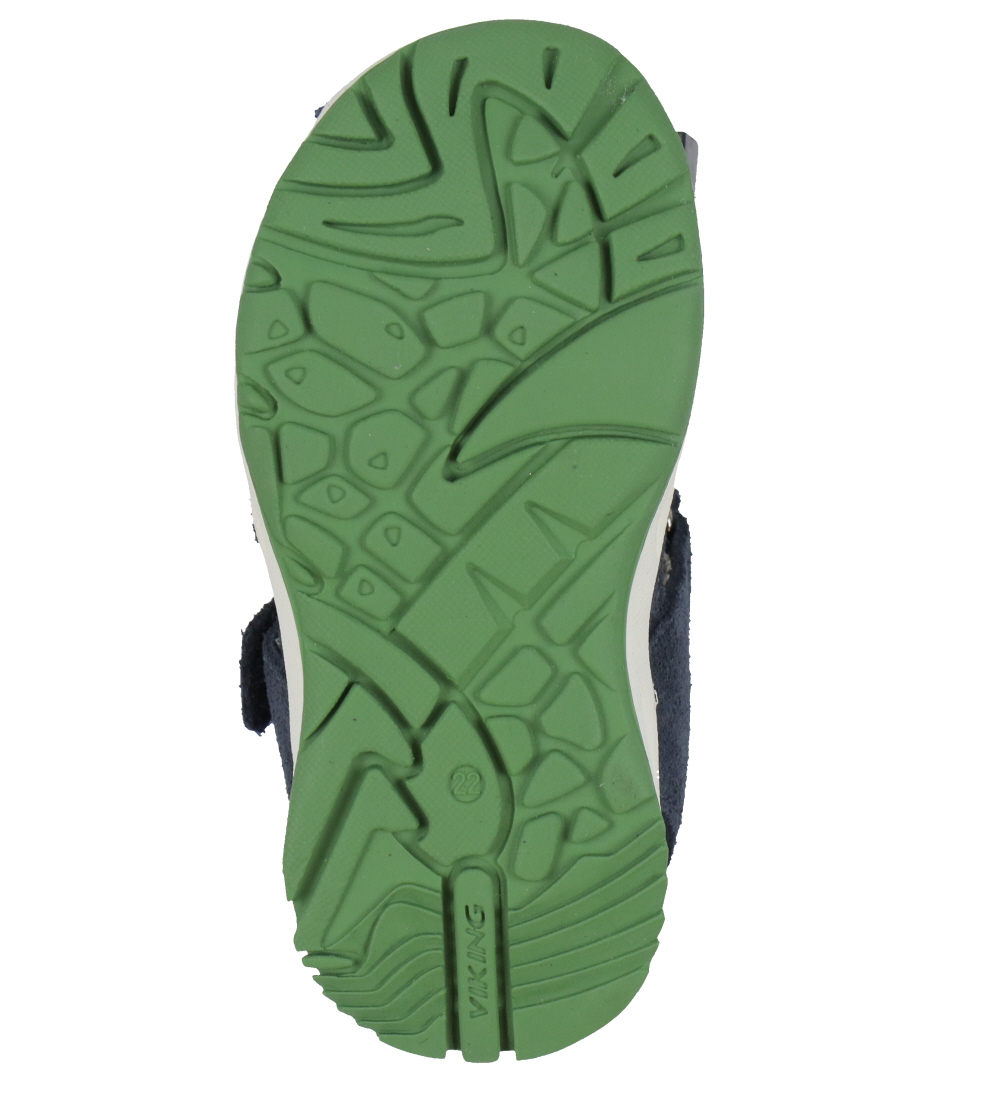 Viking Sandaler - Oscar II - Navy/Green