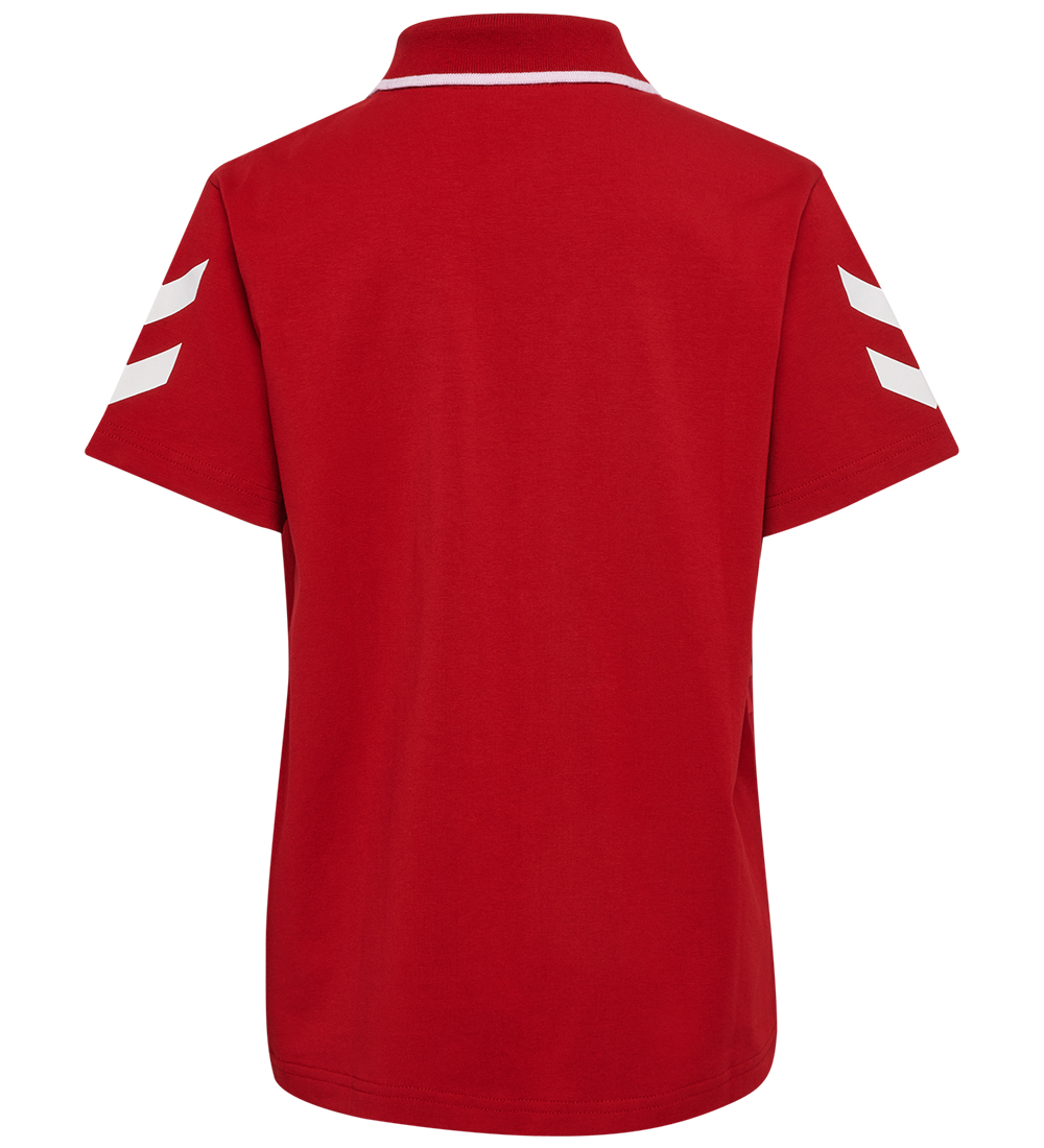 Hummel T-shirt - DBU Gameday Polo - Chili Pepper
