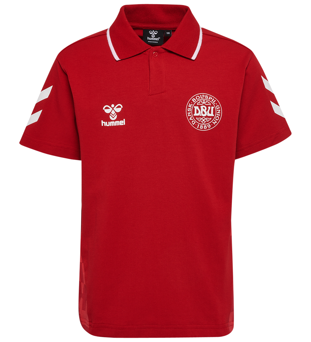 Hummel T-shirt - DBU Gameday Polo - Chili Pepper