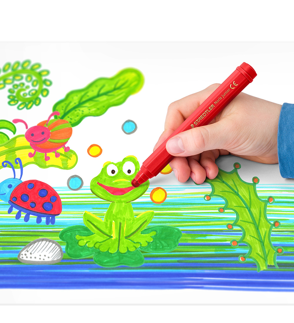 Staedtler Tuscher - 6 stk. - Noris Junior - 2,5 mm