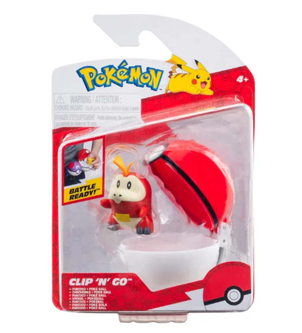 Pokémon Figur - Clip 'N' Go - Poke Ball - Fuecoco