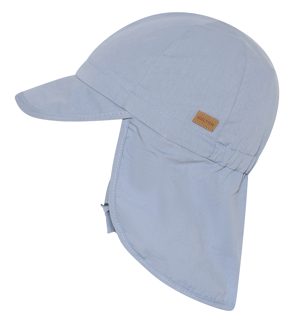 Melton Legionærhat - UV50+ - Faded Denim