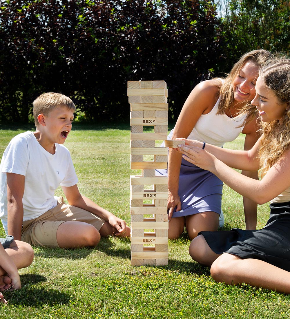 Bex Sport Havespil - Træ - Giant Tower - 48 Dele