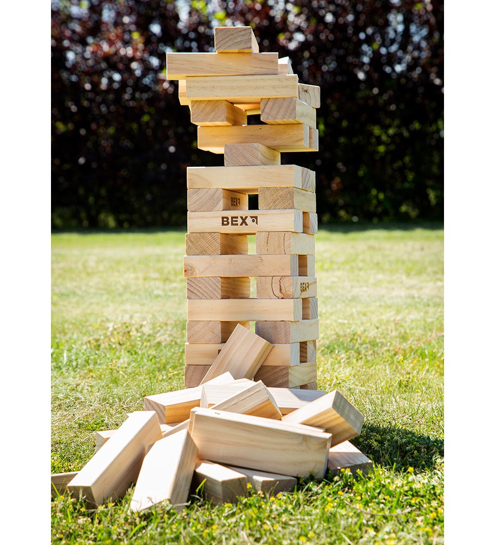 Bex Sport Havespil - Træ - Giant Tower - 48 Dele