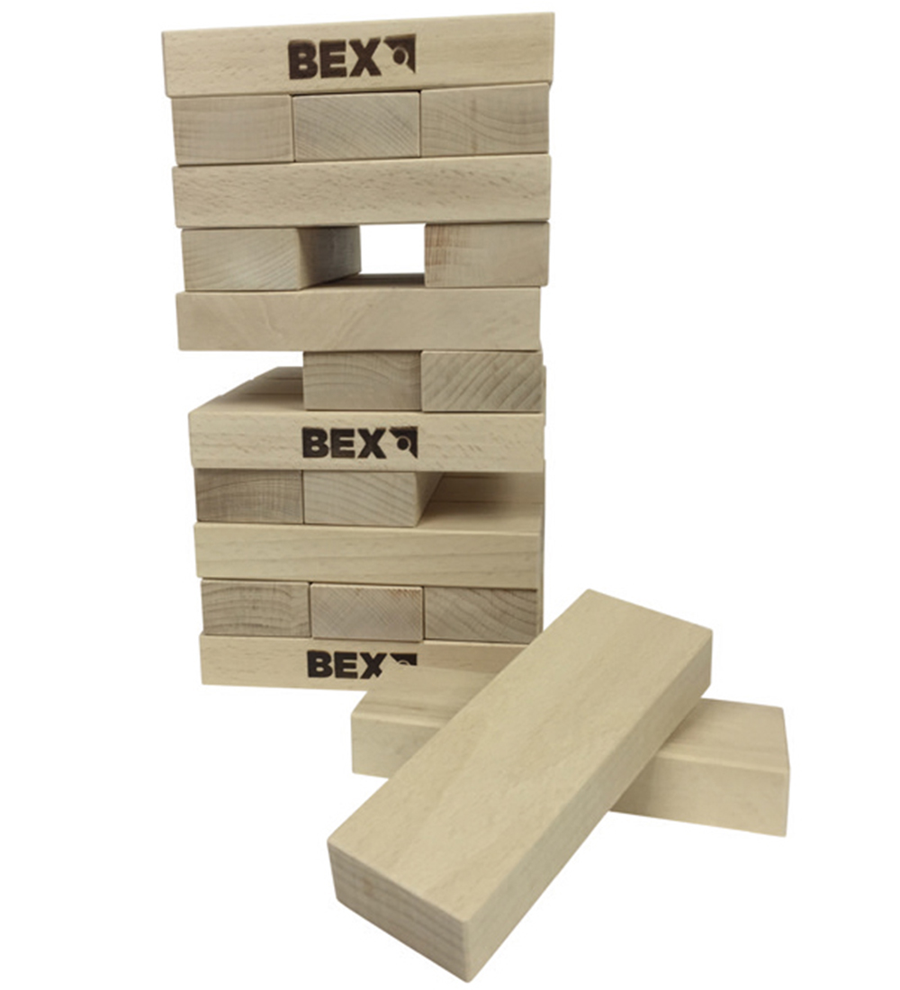 Bex Sport Havespil - Træ - Giant Tower - 48 Dele