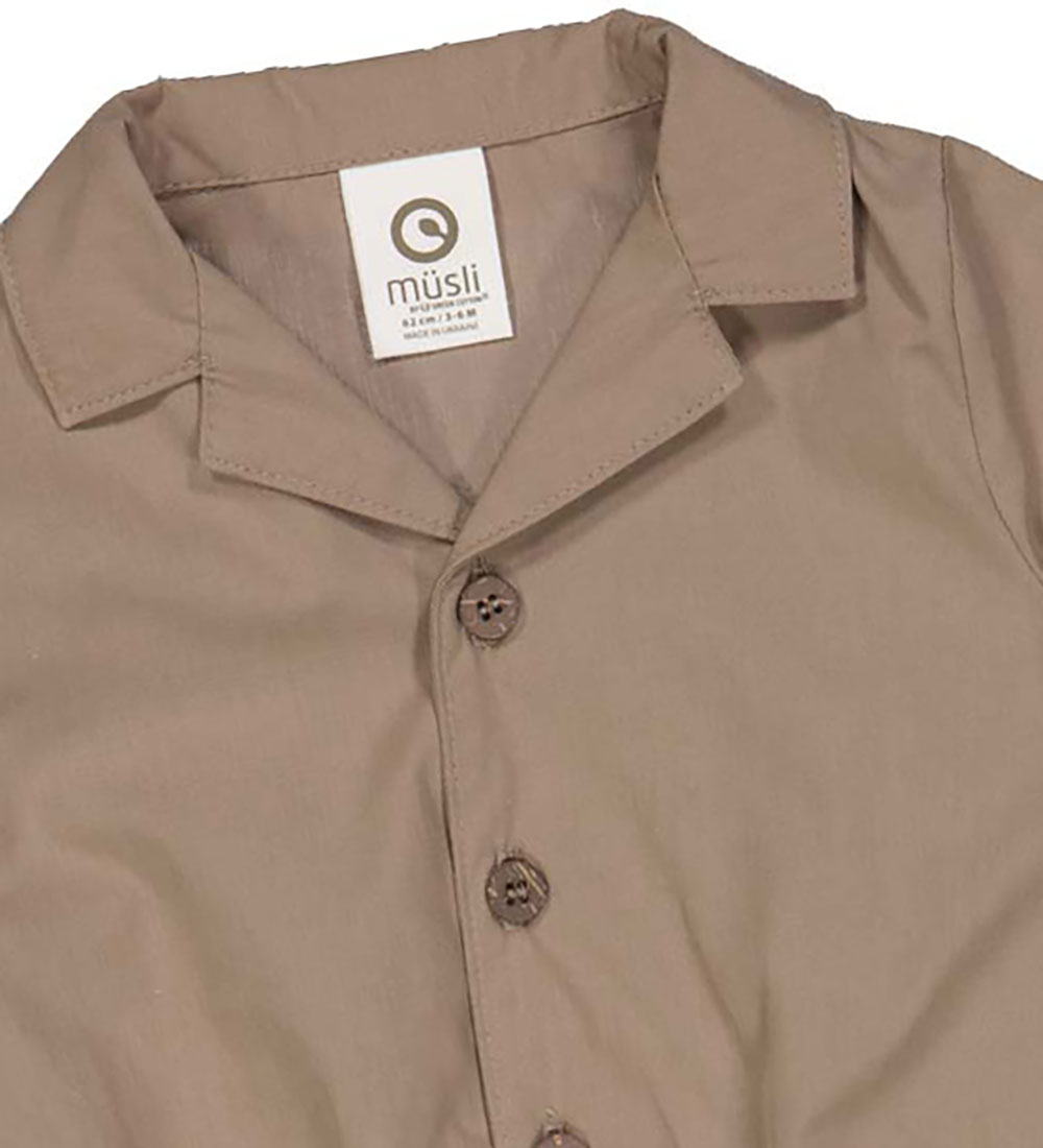 Müsli Skjortebody k/æ - Poplin - Shade