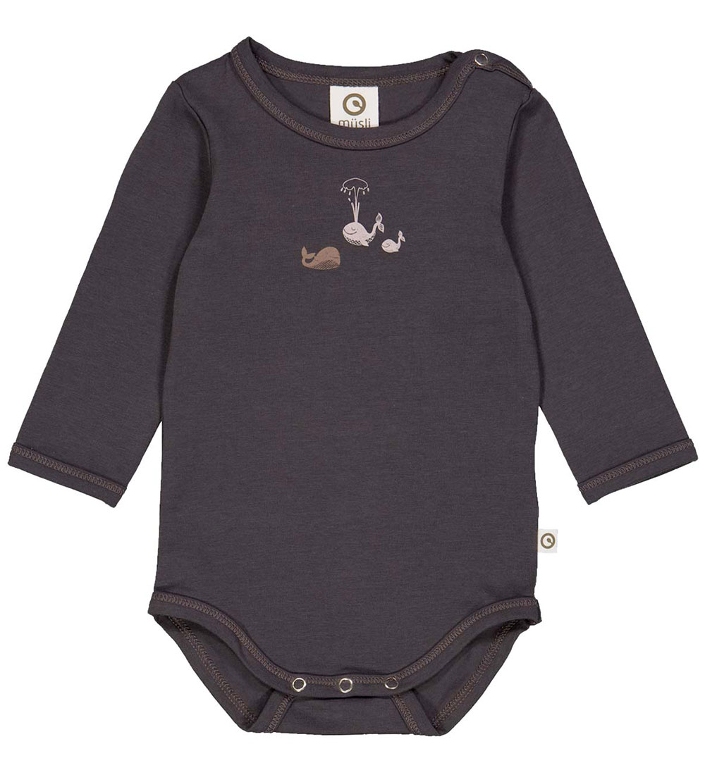 Müsli Body l/æ - Whale - Mystery Blue