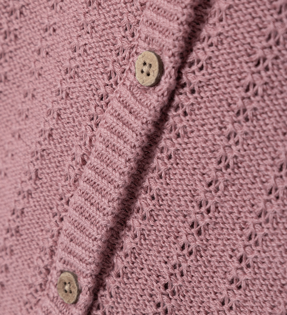 Lil' Atelier Cardigan - Strik - NbfDaimo - Nostalgia Rose
