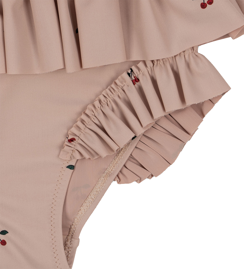 Konges Sløjd Badedragt - Manuca Frill - Cherry Blush