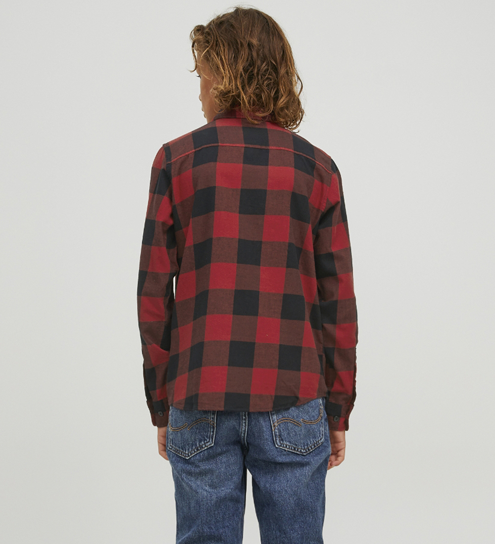 Jack & Jones Skjorte - Noos - JjEgingham - Brick Red