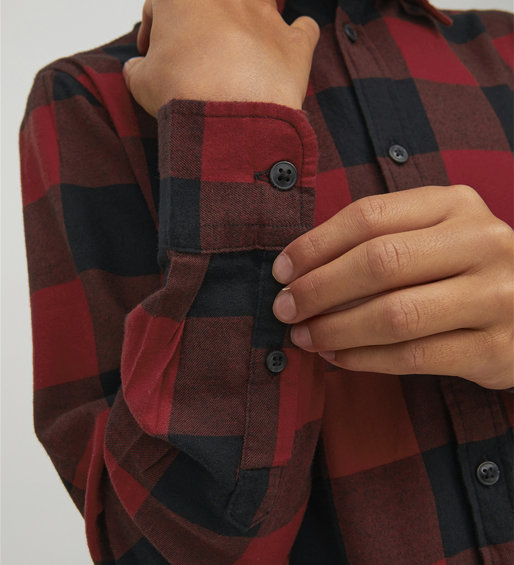 Jack & Jones Skjorte - Noos - JjEgingham - Brick Red