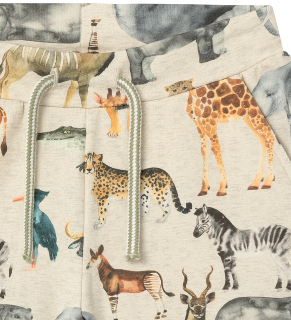 Name It Sweatshorts - NmmJasen - Peyote Melange m. Dyr